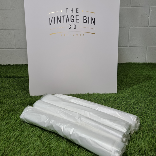 Clear Heavy Duty (140 GSM) Bin Liners x50